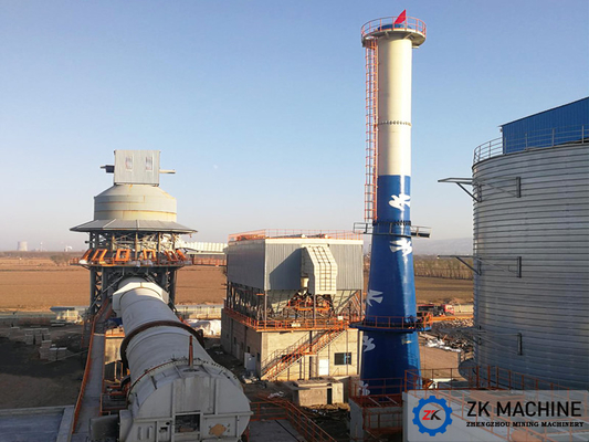 Advanced Preheater-Rotary Kiln-Vertical Cooler Proses Penghematan Energi Proyek Pabrik Kalsium Cepat