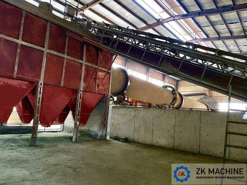 Industrial Rotary Kiln Untuk Zinc Tailing Calcination Rotary Kiln Model 3.5x70m Sistem Kontrol PLC
