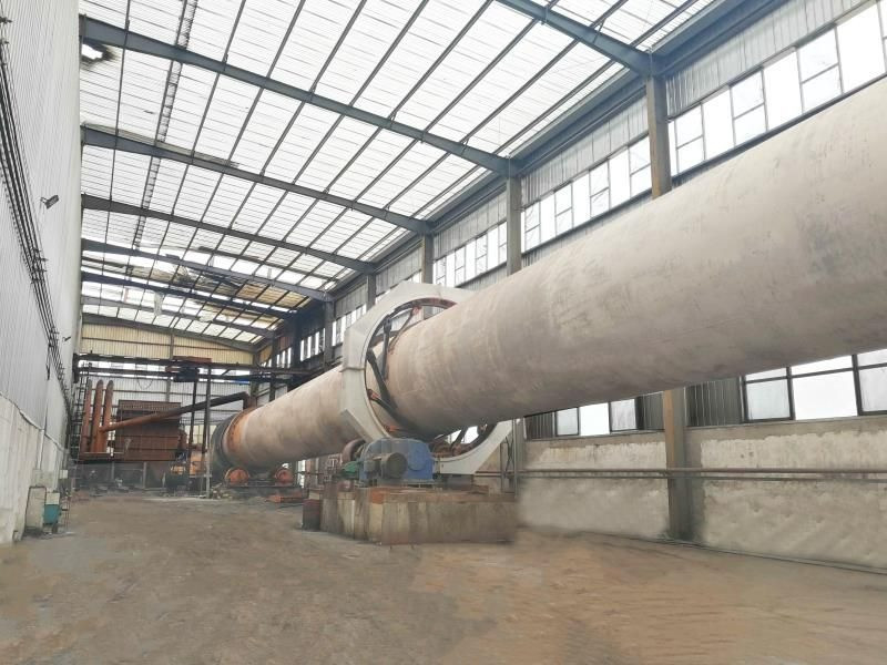 Industrial Rotary Kiln Untuk Zinc Tailing Calcination Rotary Kiln Model 3.5x70m Sistem Kontrol PLC