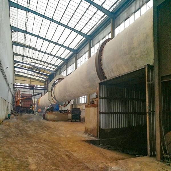 AC Motor Zinc Oxide Rotary Kiln 7.5-75 KW Rotary Kiln Untuk Ekstraksi Seng Dari Berbagai Bahan Baku
