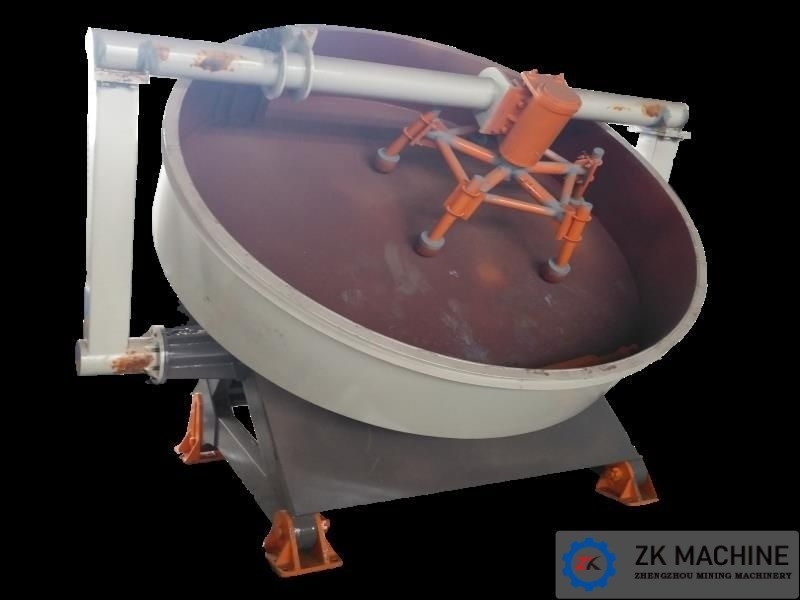 Kapasitas tinggi Dia 6m Iron Oxide Disc Pelletizer Untuk Pelletizing Bijih Besi