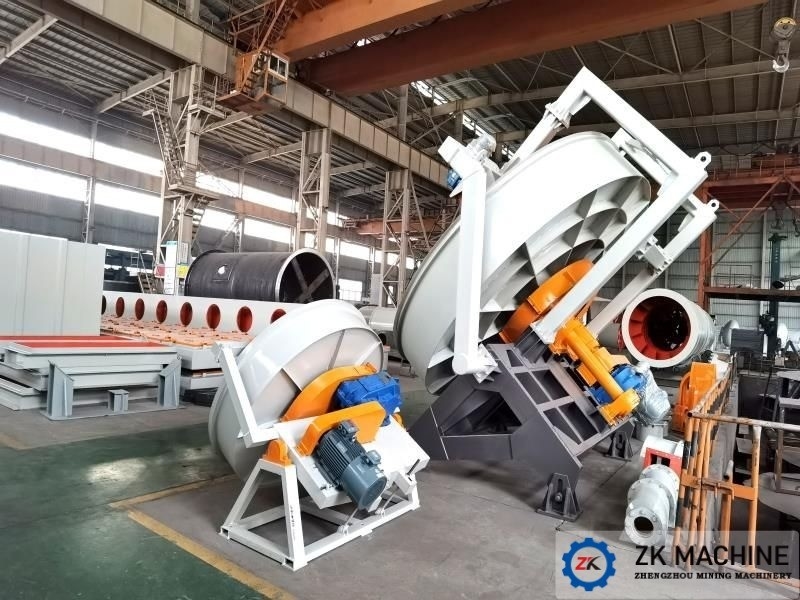 Kapasitas tinggi Dia 6m Iron Oxide Disc Pelletizer Untuk Pelletizing Bijih Besi
