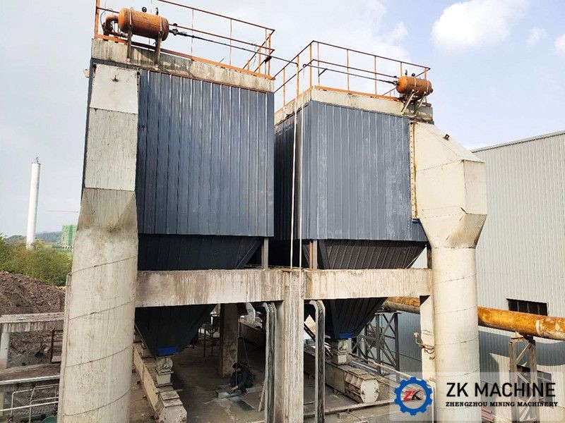 Mesin Filter Kantong Cement Mill Promosi AC Motor Dengan Konsentrasi debu ≤30 Mg/M3