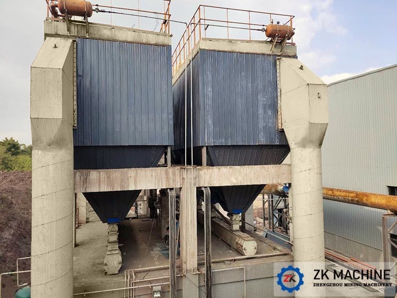Mesin Filter Kantong Cement Mill Promosi AC Motor Dengan Konsentrasi debu ≤30 Mg/M3