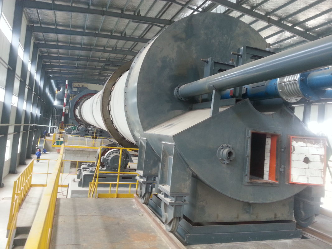 0,8-105 T / H Cahaya Diperluas Tanah Liat Agregat Rotary kiln Tanaman Struktur Yang Wajar