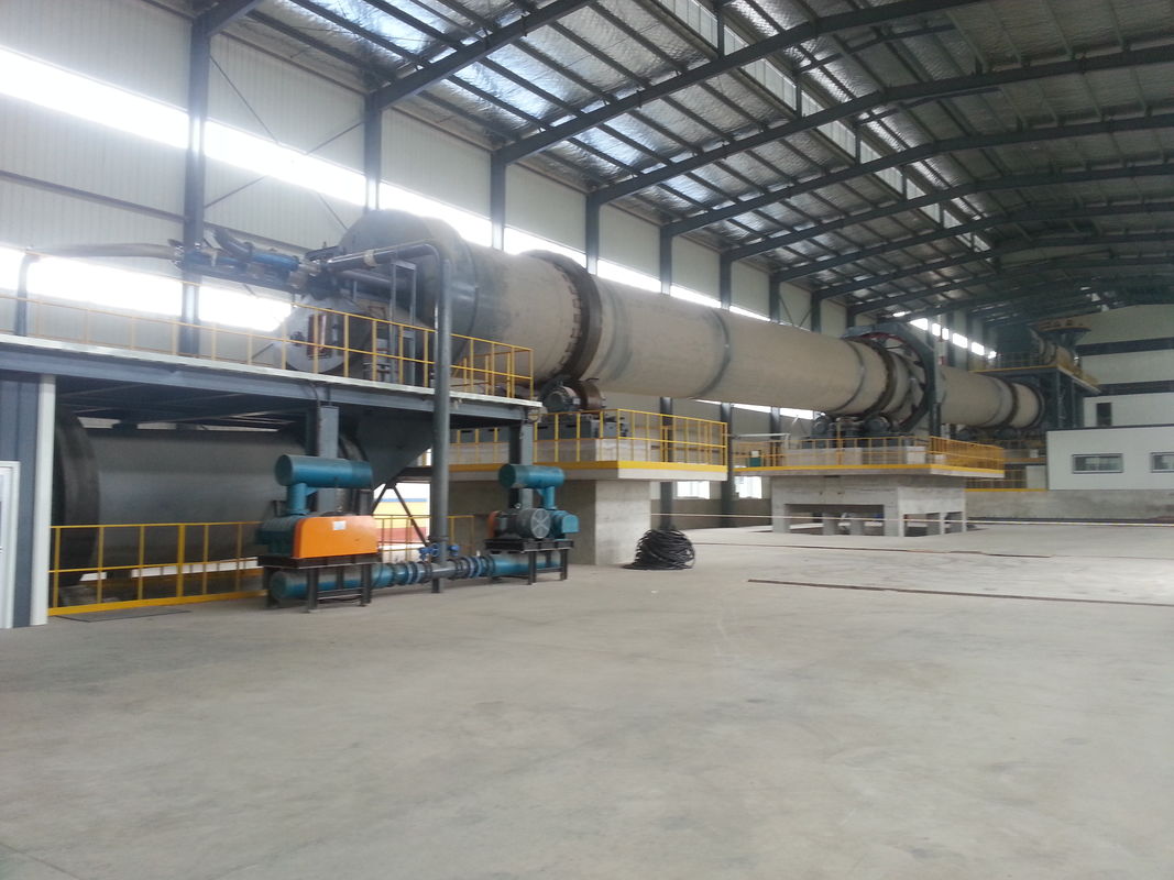 0,8-105 T / H Cahaya Diperluas Tanah Liat Agregat Rotary kiln Tanaman Struktur Yang Wajar
