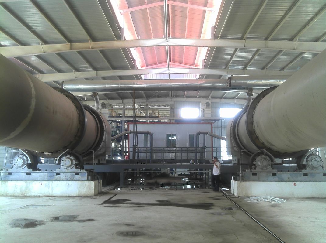 0,8-105 T / H Cahaya Diperluas Tanah Liat Agregat Rotary kiln Tanaman Struktur Yang Wajar