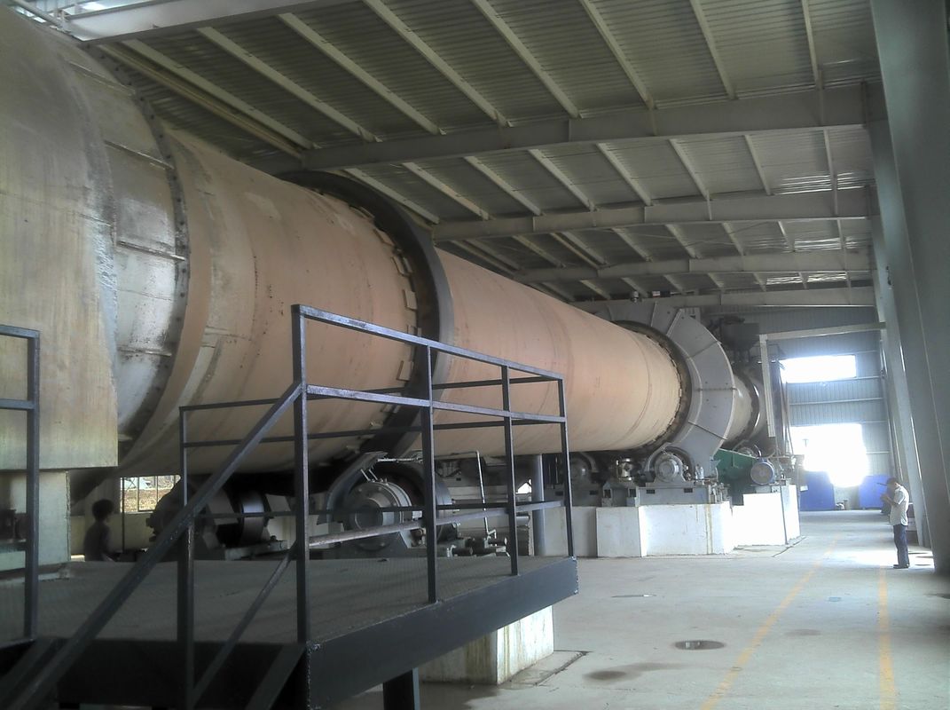 0,8-105 T / H Cahaya Diperluas Tanah Liat Agregat Rotary kiln Tanaman Struktur Yang Wajar