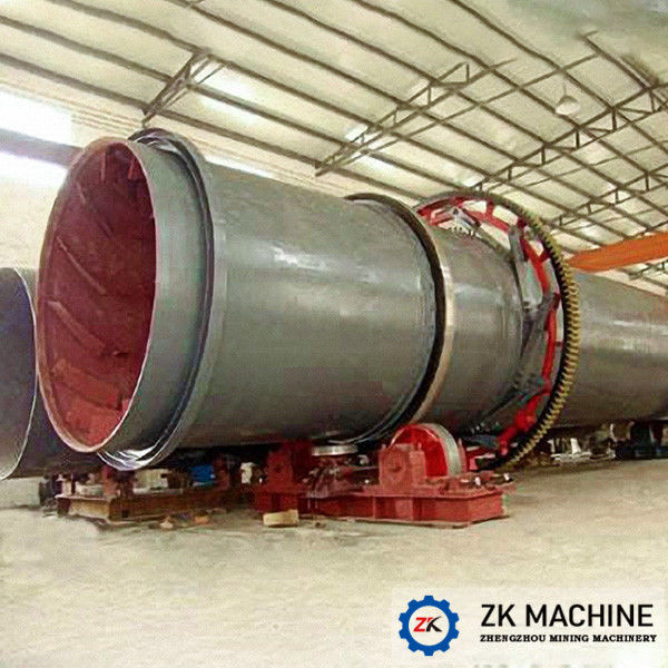 Kapasitas Drum Coal Sime Rotary Dryer Machine 30-60 Mins Waktu pengeringan 1,5m - 4m Diameter