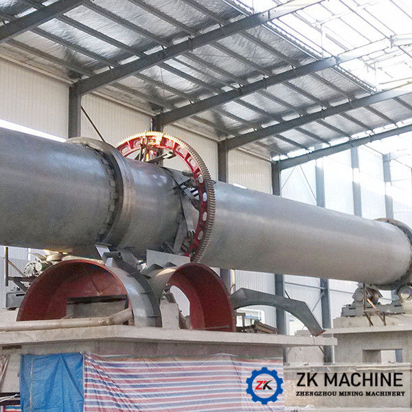 Mesin pengering drum berkapasitas besar untuk batu kapur dengan motor 7.5-160kw