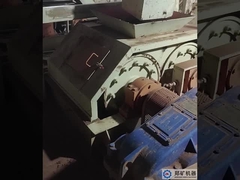 Struktur kompak 8.5t/H Granulator Roller Ganda