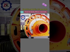 MQZ Penghematan Energi Bantalan Drive Ball Mill Proses kering Ball Mill Solusi yang disesuaikan