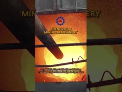 Zinc oxide rotary kiln peralatan kalsinasi tungku listrik daur ulang abu